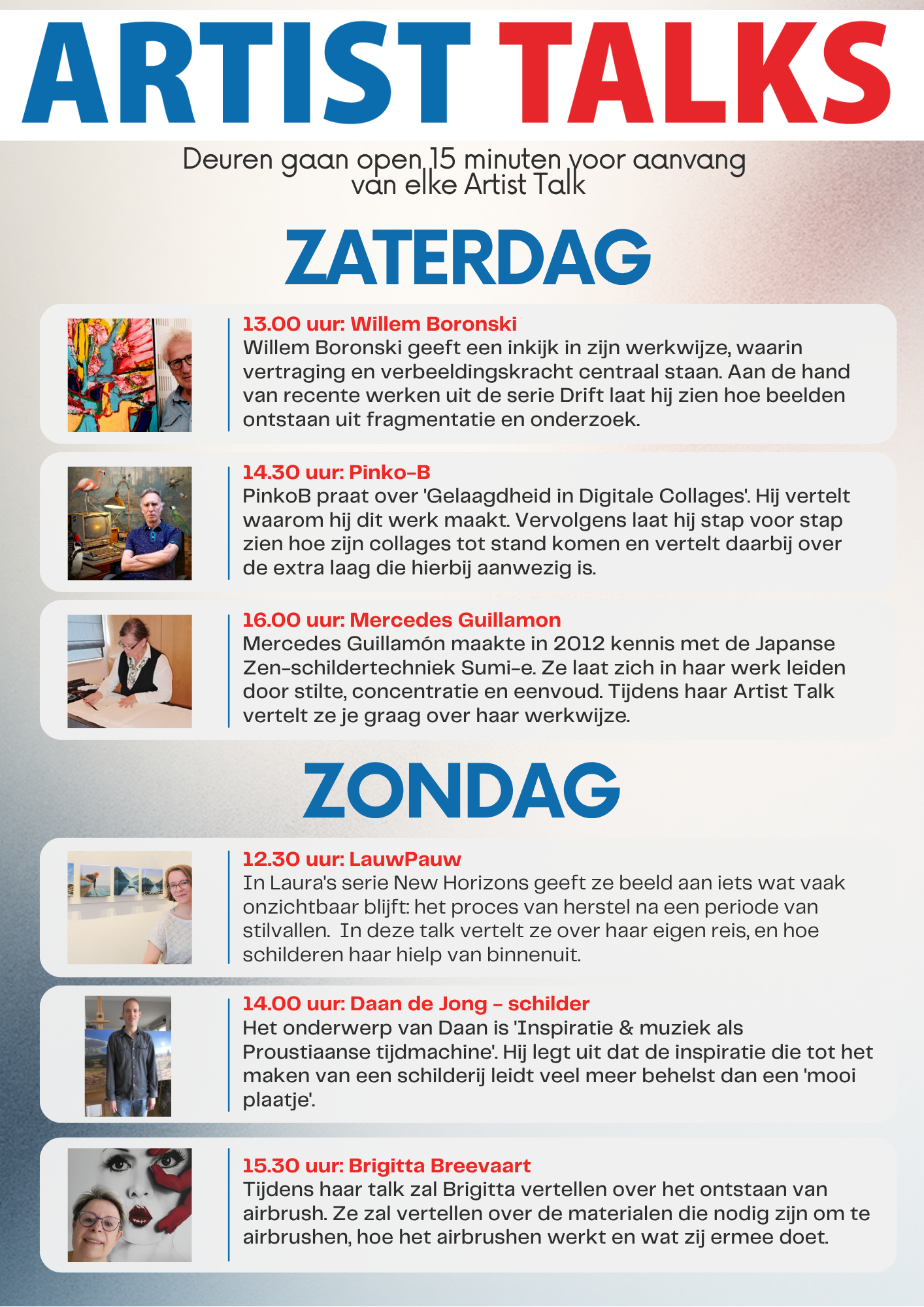 Artist Talk Examples Artist Talks – Nationale Kunstdagen